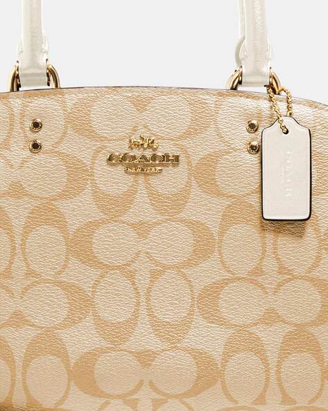 Buy Coach Mini Lillie Carryall Tote Bag with Detachable Strap | Beige Color  Women | AJIO LUXE