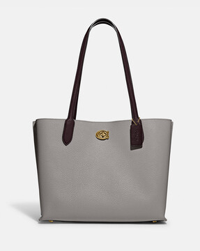 Michael Kors Voyager Medium Logo Tote Bag For Women (White, FS)