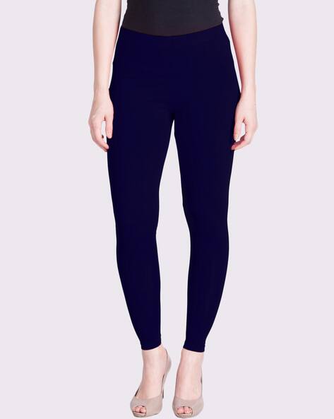 Navy Blue Leggings for Women by LYRA 