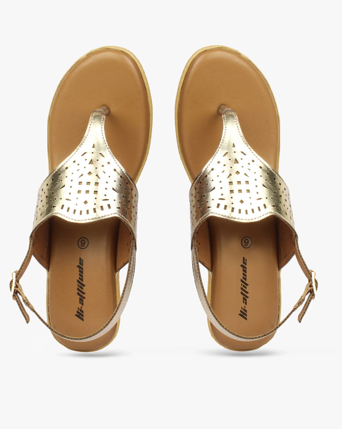 Buy online Sandals For Girl Gold Color from flats for Women by Sandals for  ₹399 at 73% off | 2024 Limeroad.com