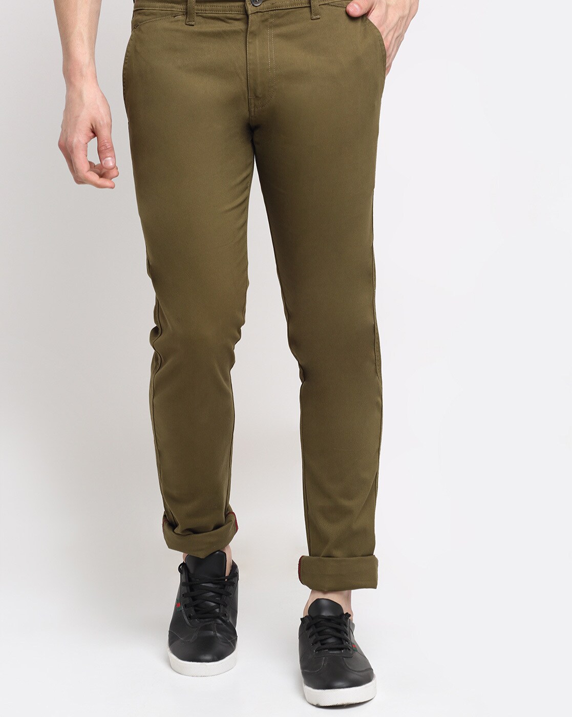 Buy Lamode Men Grey Comfort Regular Fit Solid Formal Trousers - Trousers  for Men 2382828 | Myntra