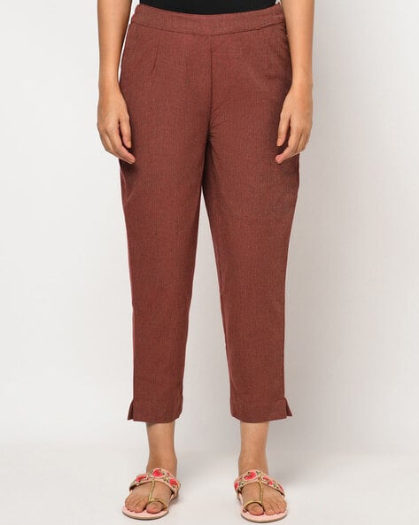 Solid Cropped Pant Price in India