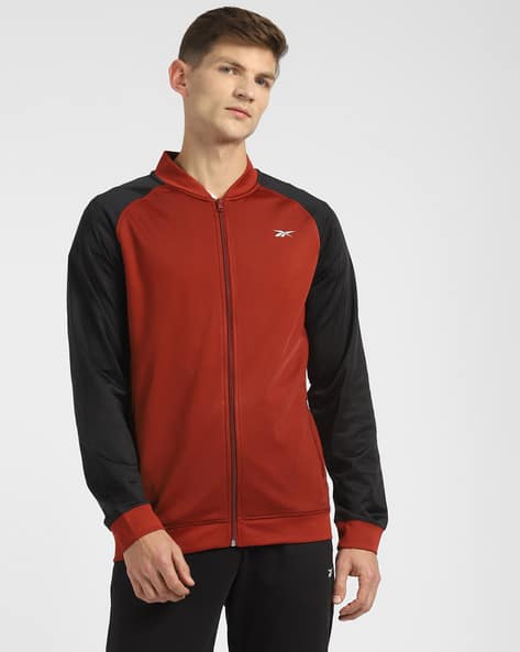 Reebok Hustle Zip-Front Track Jacket