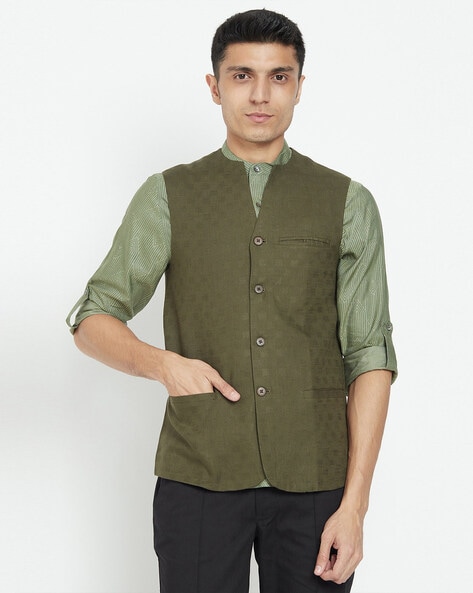 Fabindia waistcoat hot sale