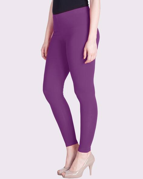 Buy Purple Leggings for Women by LYRA 