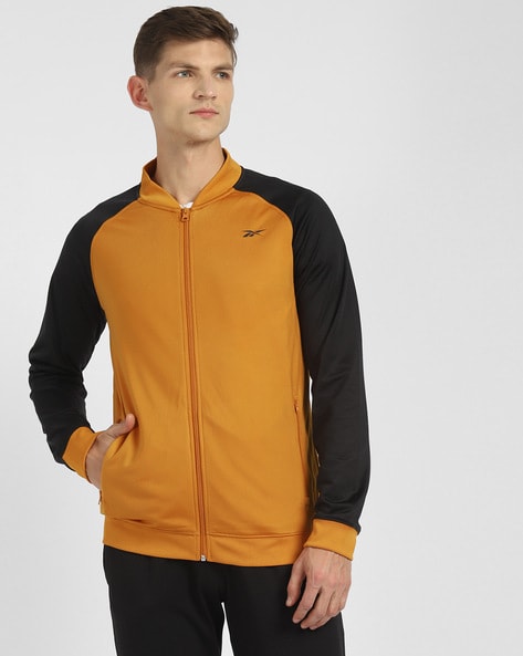 Yellow deals reebok jacket