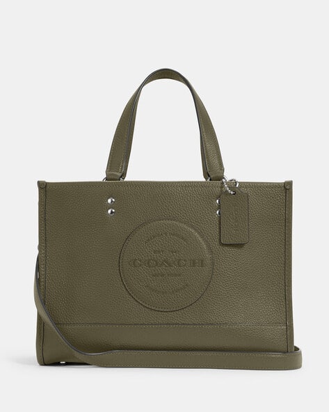 バッグ COACH Carryall Tote Bag with Buckle Buy Coach Dempsey Carryall Tote Bag with Detachable Strap | Green