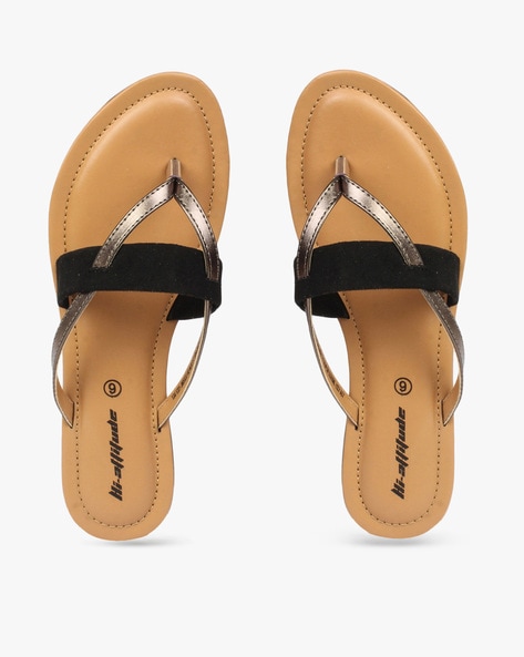 Buy Cream Flat Sandals for Women by HI-ATTITUDE Online | Ajio.com