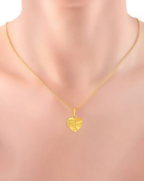 Buy Yellow Gold Necklaces \u0026 Pendants 