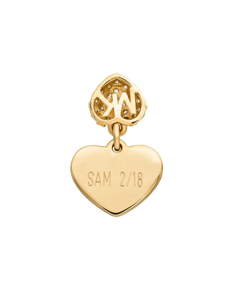 Michael Kors Heart Lock Bangle Bracelet Gold Tone Mkj7019791 3018 for sale  online  eBay