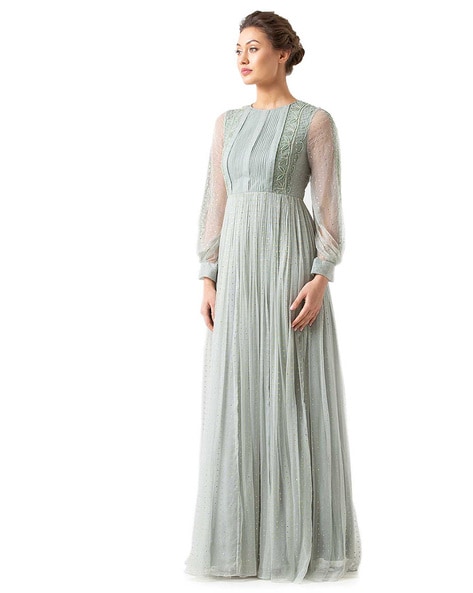 Buy Powder Blue Dresses & Gowns for Women by HOUSE OF TUSHAOM Online |  Ajio.com
