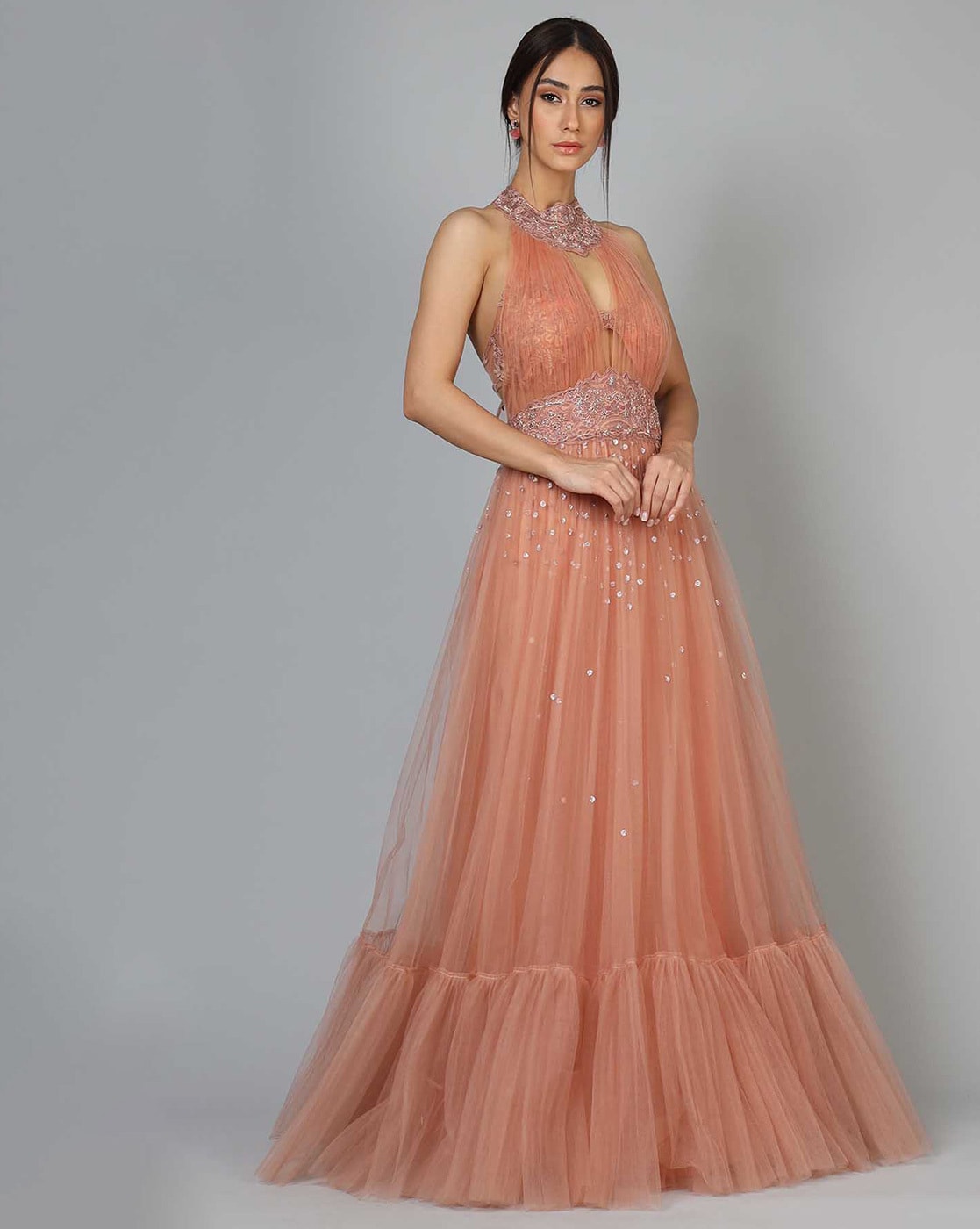 ColsBM Indigo Peach Bridesmaid Dresses - ColorsBridesmaid