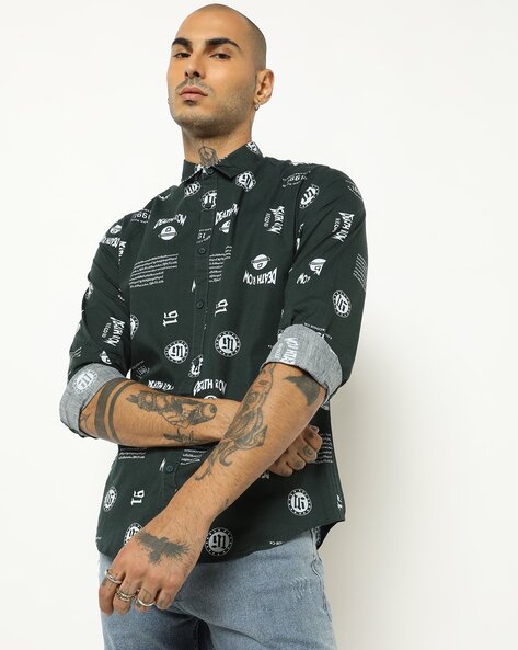 CreativiT Graphic Printed T-Shirt for Unisex Scorpion Tattoo Tshirt |  Casual Half Sleeve Round Neck T-Shirt | 100% Cotton |  D00153-107_Black_Small : Amazon.in: Fashion