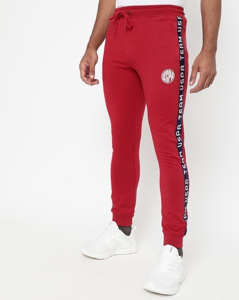 Buy US Polo Assn Men Solid Slim Fit Track Pants  Track Pants for Men  19181698  Myntra