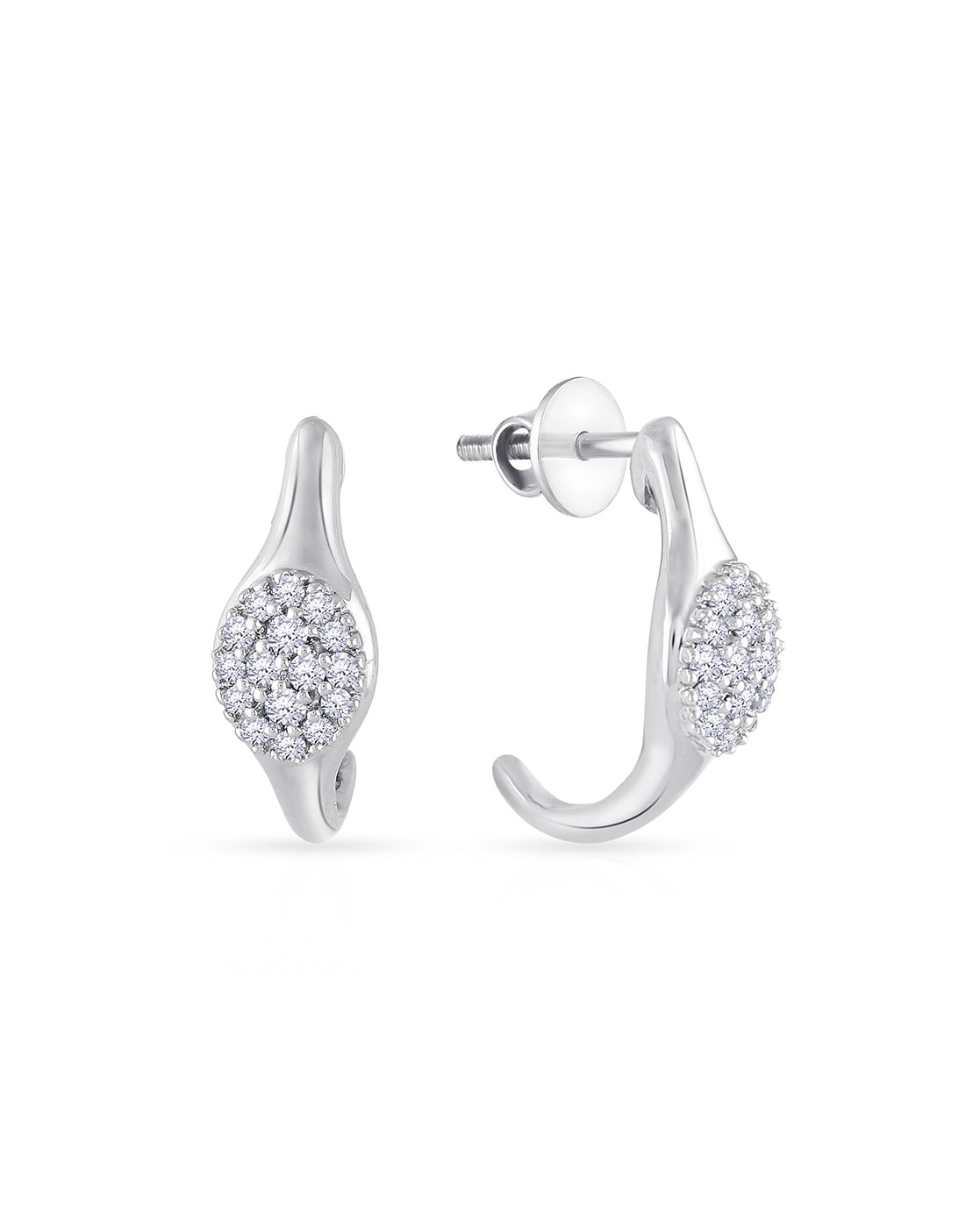 Buy MALABAR GOLD AND DIAMONDS Womens Mine Diamond Earrings | Shoppers Stop
