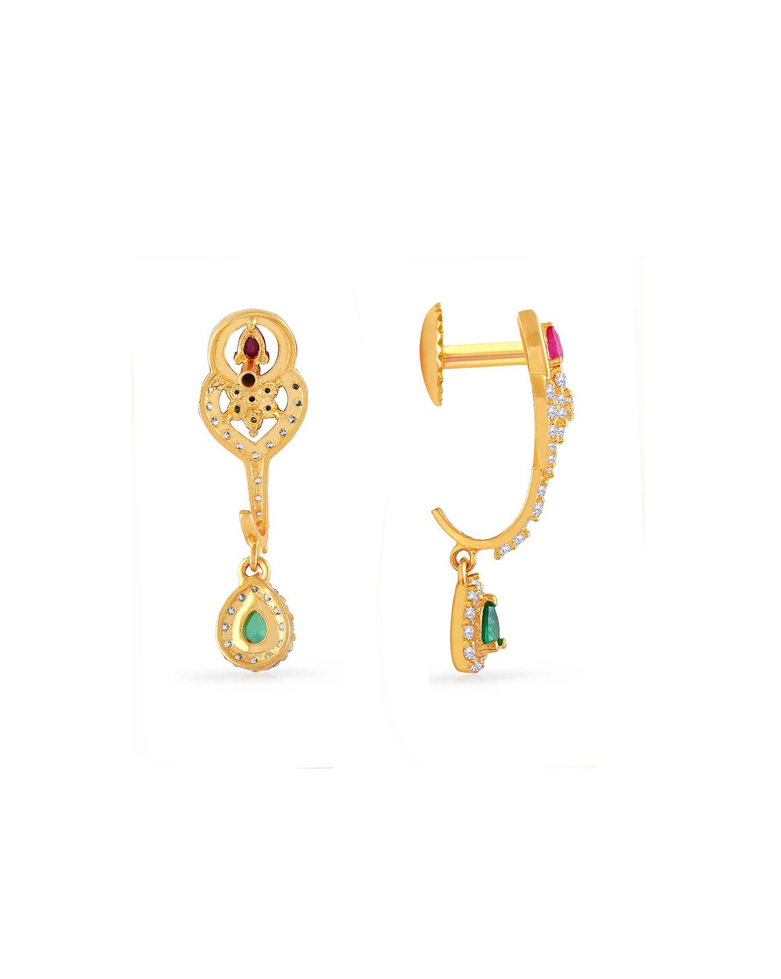 Tops 6.2gm Ladies Gold Earring at Rs 29150/pair in Mumbai | ID:  2852421782962