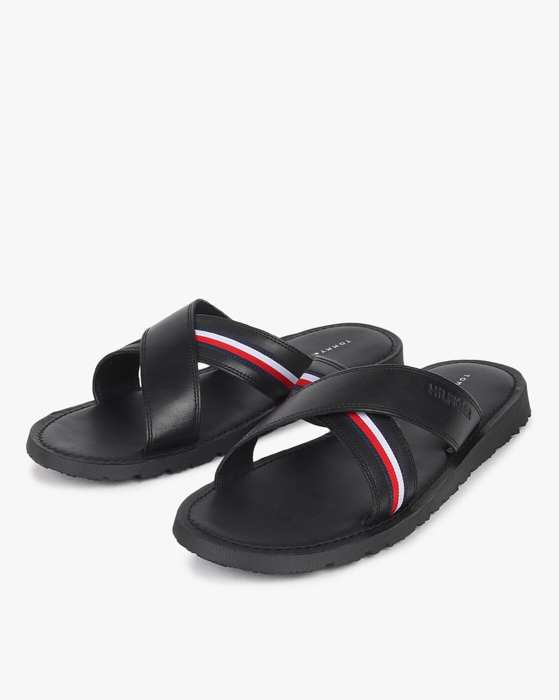 Buy Black Sandals for Men by TOMMY HILFIGER Online | Ajio.com