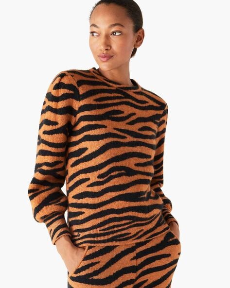 Tiger sale stripe sweater