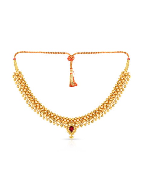 Choker necklace hot sale gold malabar