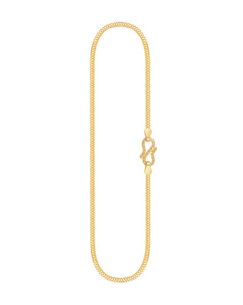 Buy Yellow Gold Chains for Men by Malabar Gold Diamonds Online