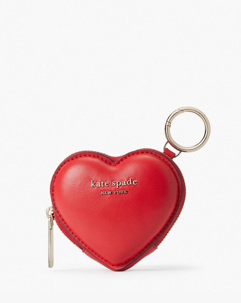 Buy KATE SPADE Amour Puffy 3D Heart Coin Purse | Lingonberry Red Color  Women | AJIO LUXE