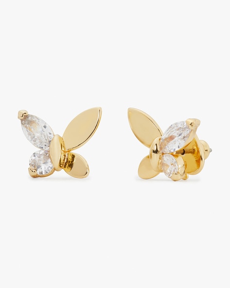 Buy KATE SPADE Loves Me Knot Studs | Gold-Toned Color Women | AJIO LUXE