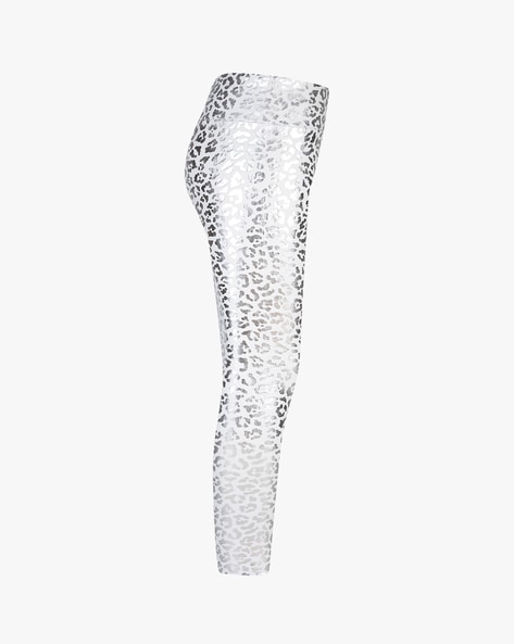 Silver-coloured glitter leggings - Silver | Guts & Gusto