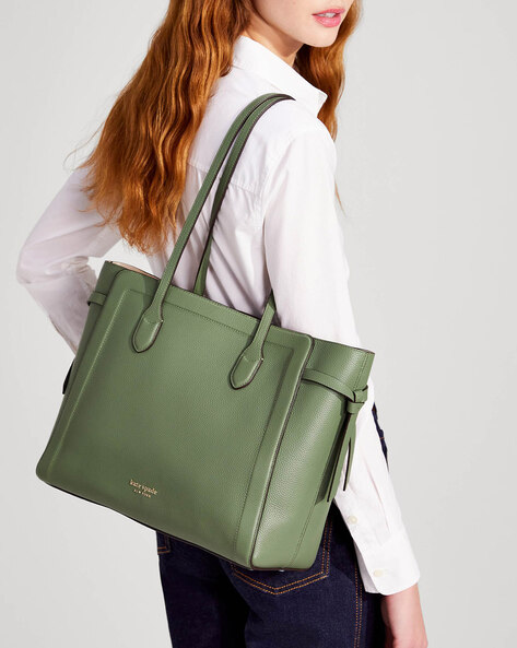 Buy KATE SPADE Knott Large Tote Bag with Shoulder Straps, Olive Color  Women