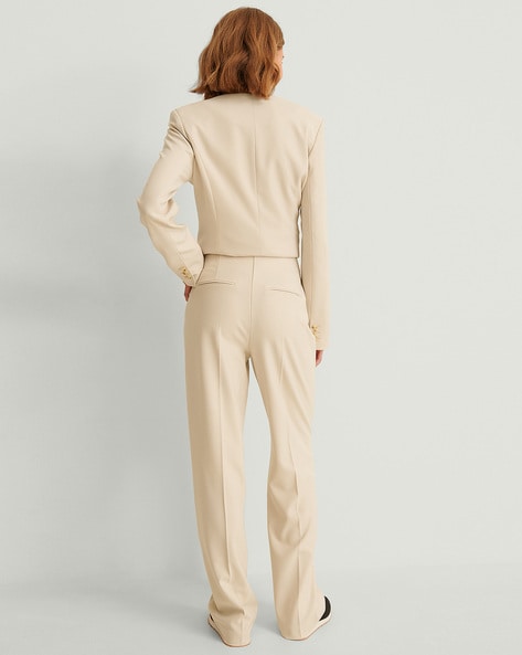 Buy Beige Trousers & Pants for Women by Na-kd Online