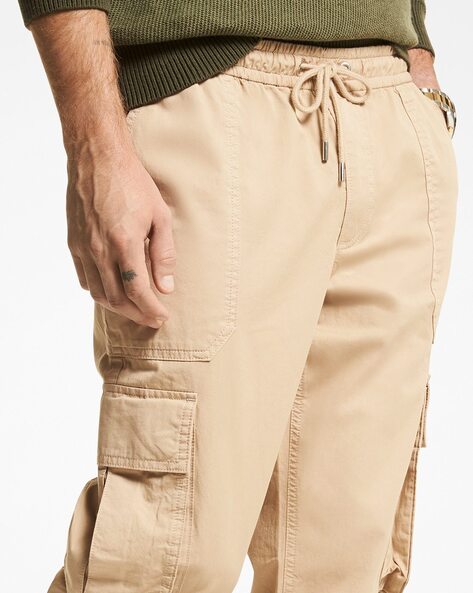 Dennis Lingo Mens Khaki Cotton Solid Chinos Trouser B101  Amazonin  Fashion