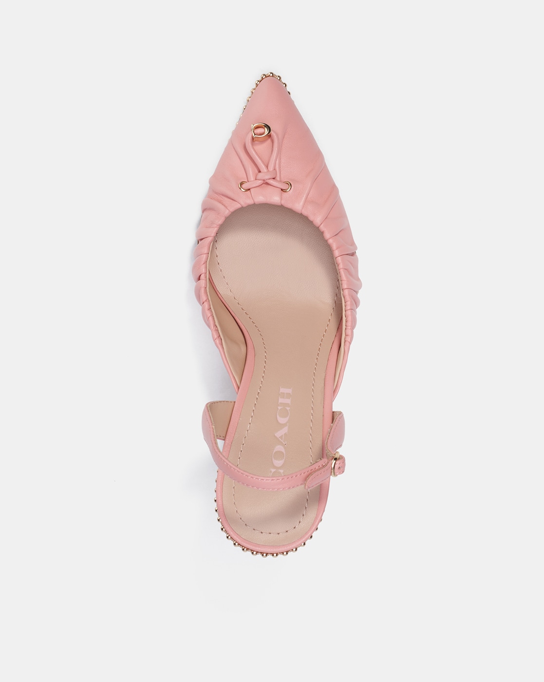 Coach hot sale pink flats