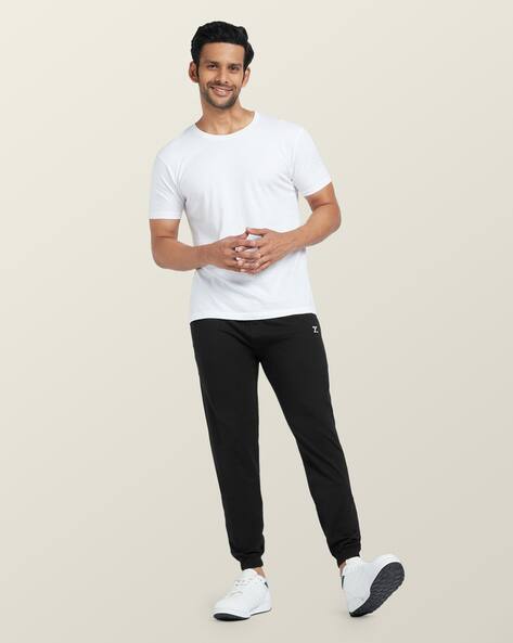 Buy Black \u0026 Coral Grey Track Pants for 