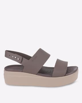 low wedge slingbacks