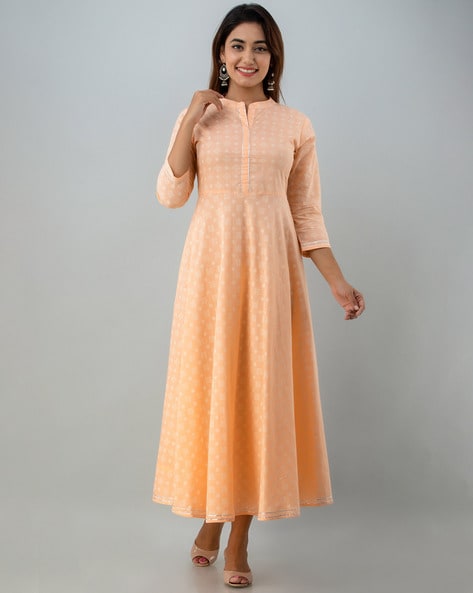 Buy Peach Dresses & Gowns for Women by GLAM ROOTS Online