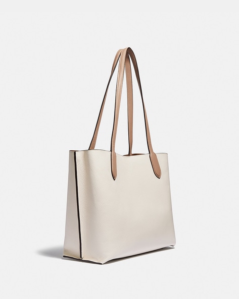 Buy Coach Bolsa Medium Willow Colourblock Tote White Color Women