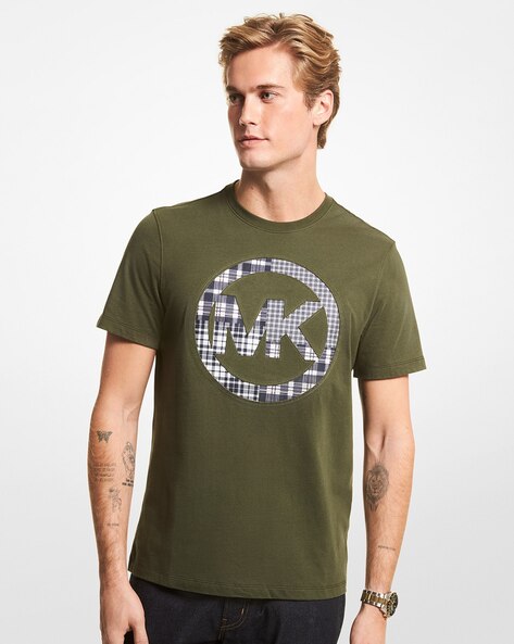 Michael kors t cheap shirt mens olive