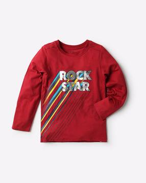 mini klub Typographic Print Round-Neck T-shirt-picture-27