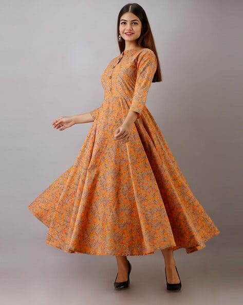 Buy Orange Dresses \u0026 Gowns for Women by 
