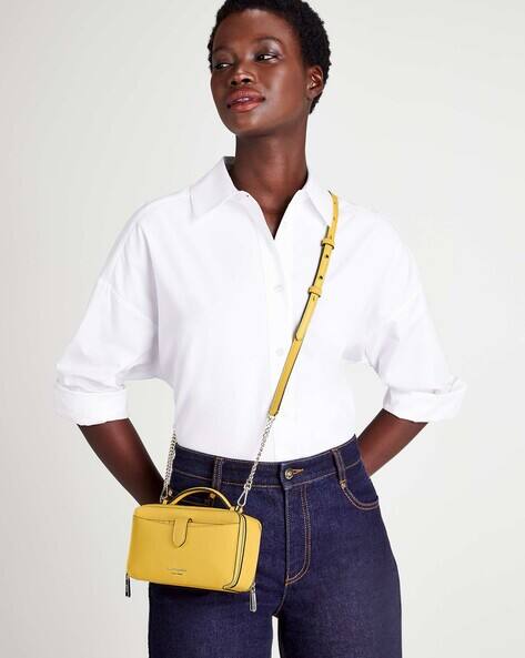 Hudson double zip crossbody Clearance