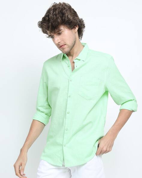 Buy Green Shirts for Men by Ketch 