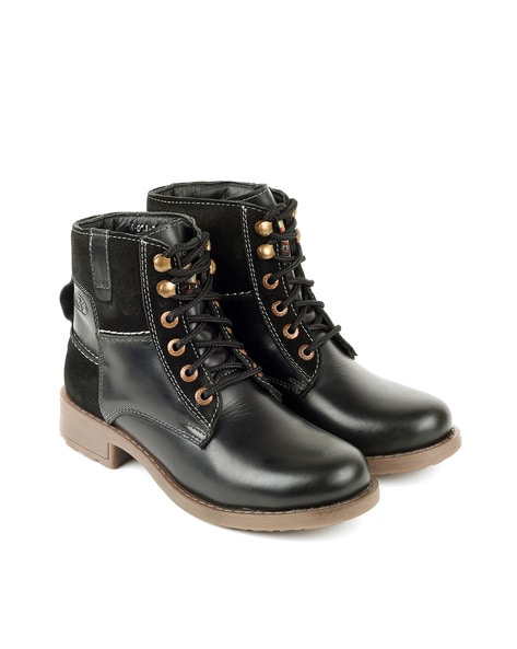 buy leather boots online india