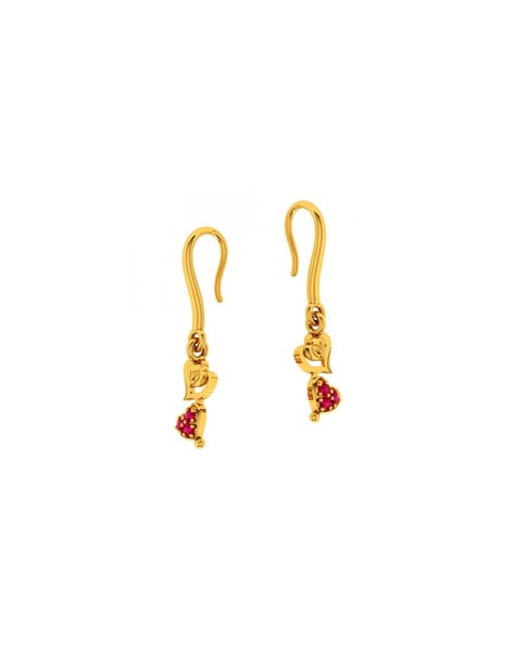 14k Yellow Gold Butterfly CZ Children Screwback Baby Girls Earrings –  Children Earrings by Lovearing