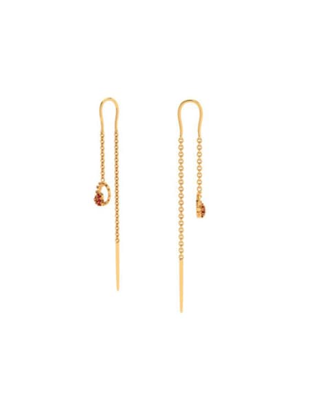 Gold Threader Earrings - Long Chain Earrings – Austin Down to Earth
