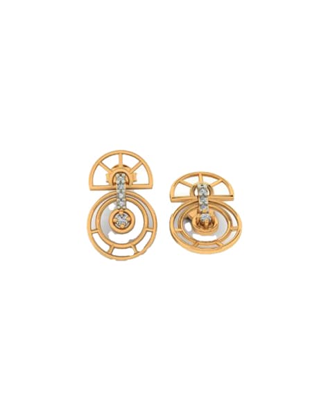 CRB8301218 - LOVE earrings - Rose gold, diamonds - Cartier