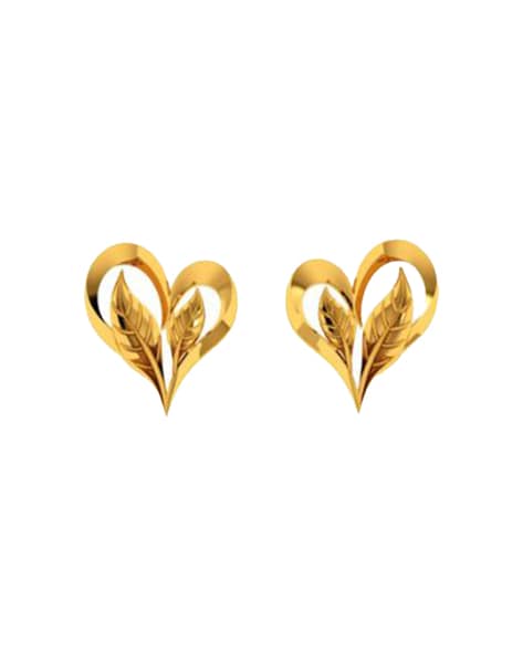 Yellow Chimes Threader Earrings for Women Gold Plated Heart Shaped –  GlobalBees Shop