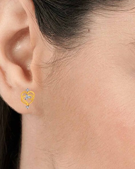 Simple Reflective Solid 14k Gold Earrings ~ Handmade in the USA –  Poseidon's Booty