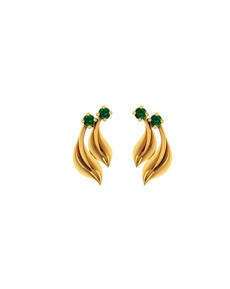 Real 14K Gold Jewelry Earring Women Aros Mujer Oreja simple stud Earrings  for Women Orecchini 14 K Yellow Gold Bizuteria Jewelry - AliExpress