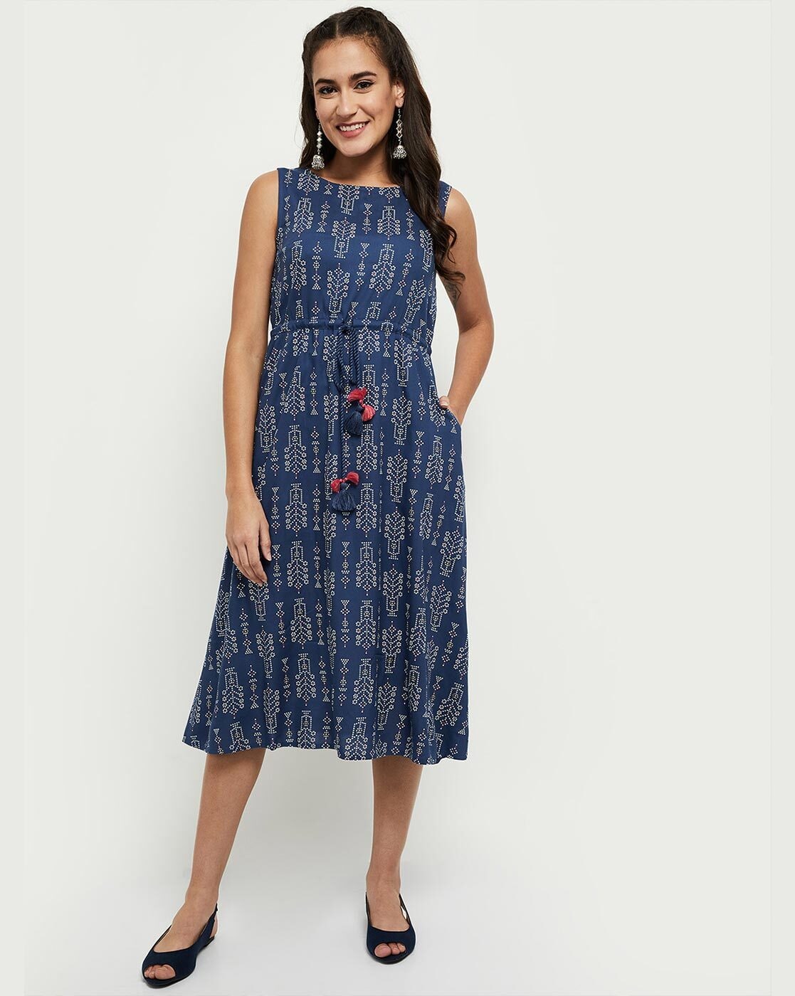 Buy Blue Dresses for Women by MAX Online | Ajio.com