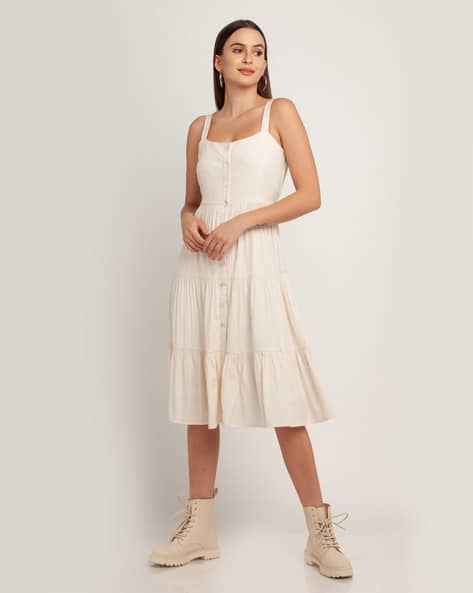 Zink London Button-Down A-line Dress