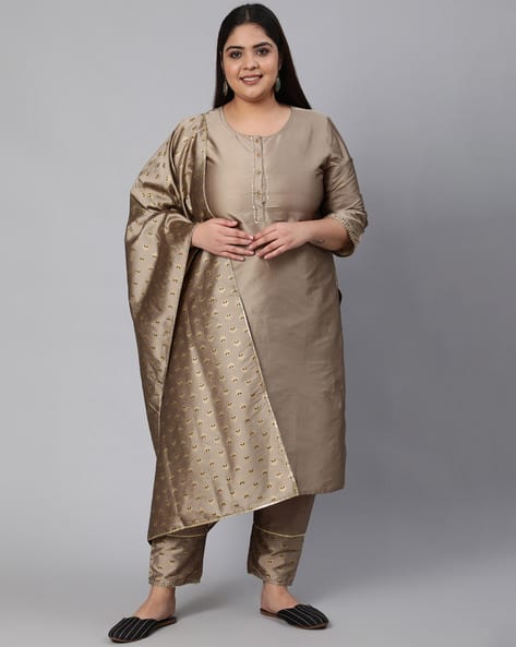 Buy Grey Kurta Suit Sets for Women by 